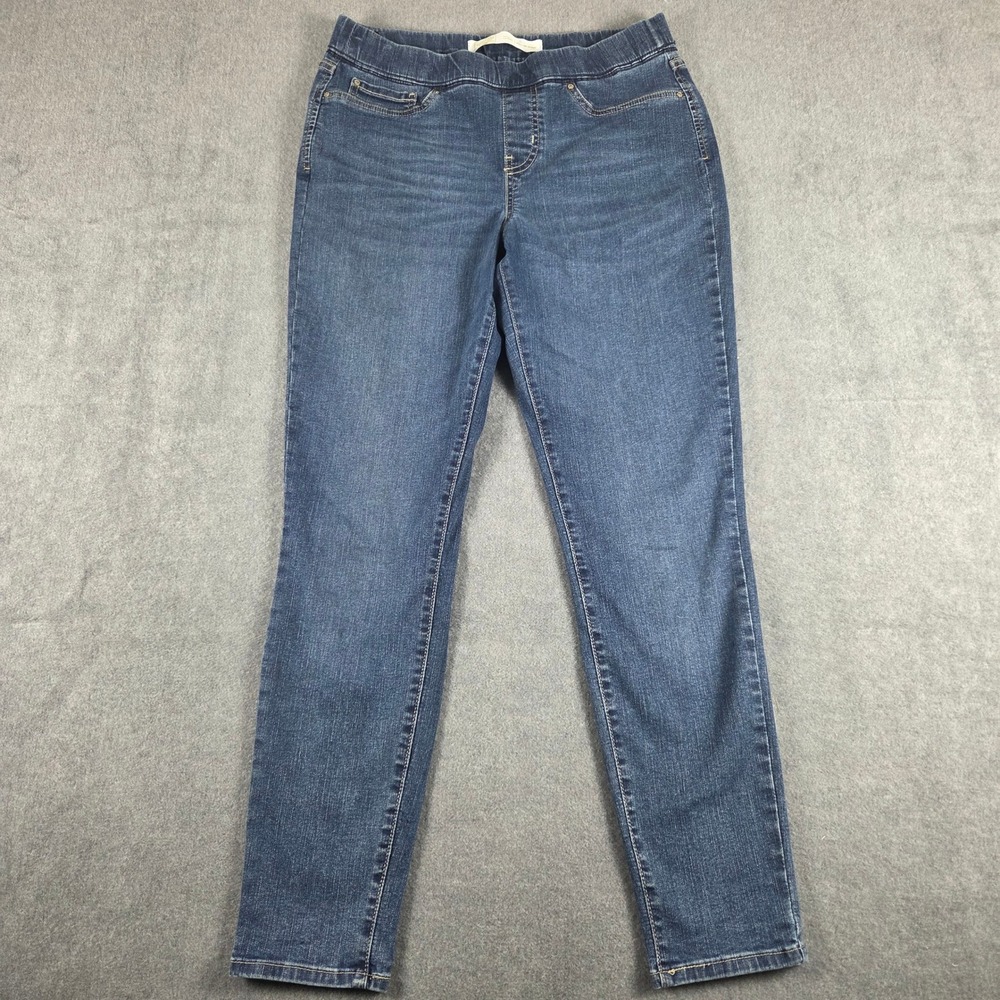 Signature Levi Strauss Gold‎ Label Skinny Jeans Womens 12 Medium Wash Excellent